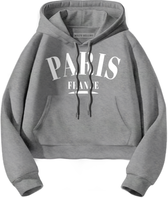 몰토벨리노 SF 파리프랑스 세미오버핏 크롭 후드티