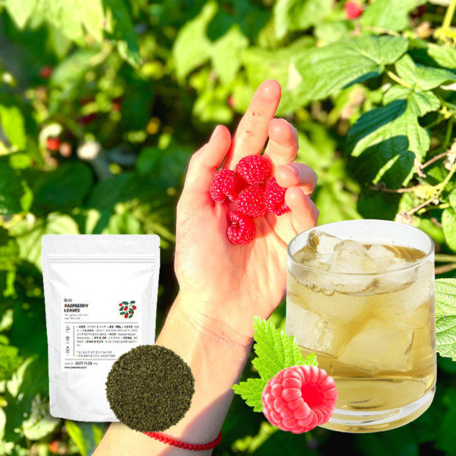 라즈베리잎 허브티 80g 유기농 나무딸기잎100% 여성차 임산부티