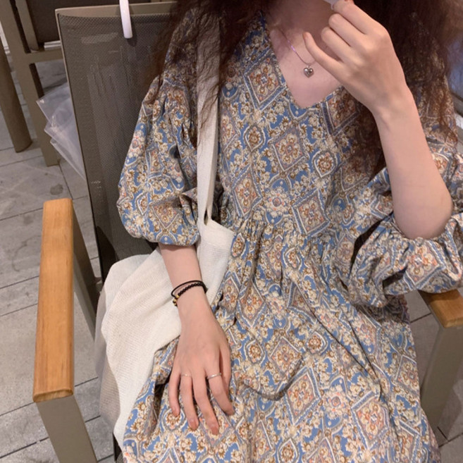 [순이야] C.여성 빅사이즈 휴양지 여름 에스닉 오버 원피스