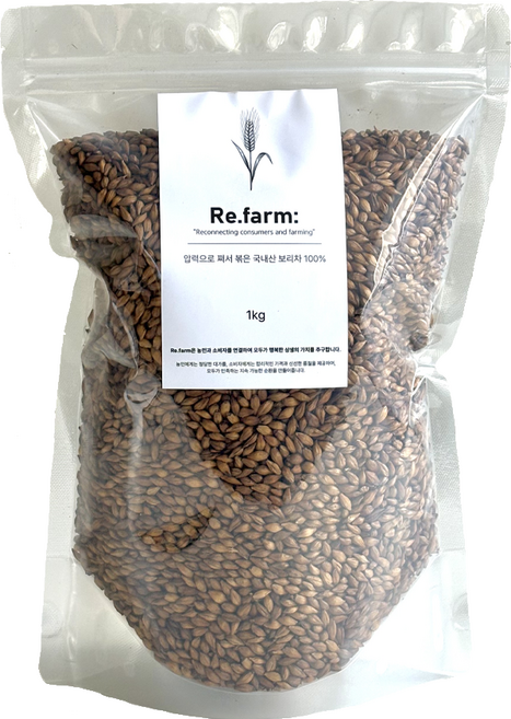 리팜 압력으로 쪄서 볶은 국내산 보리차, 1개, 1개입, 1kg