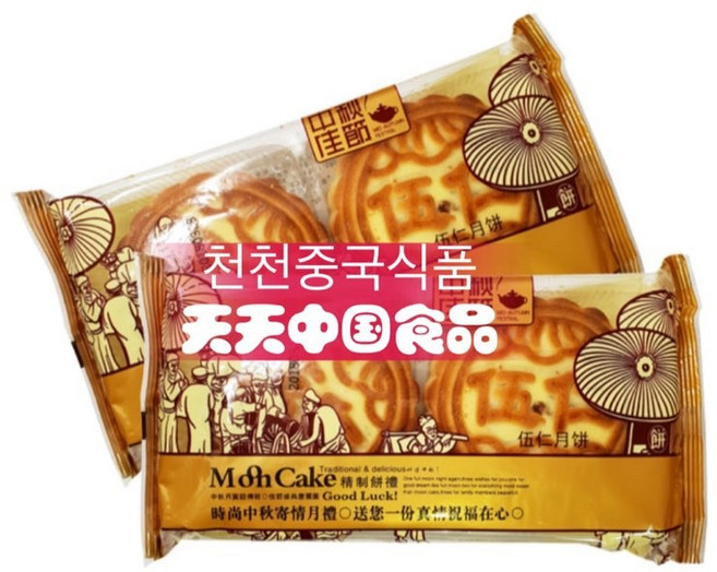 [천천중국식품] 연변 위업 오인월병, 400g, 1개