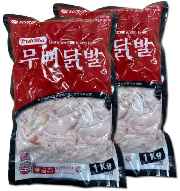 [프레쉬맥스] 닭발 료 무뼈닭발 1Kg 2개