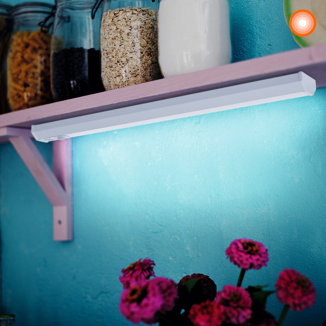 오스람 레드밴스 LED 무선 리니어 모바일 센서등 현관등 선반등 모음 일자형 USB충전, 무선 센서등 200mm, 1개