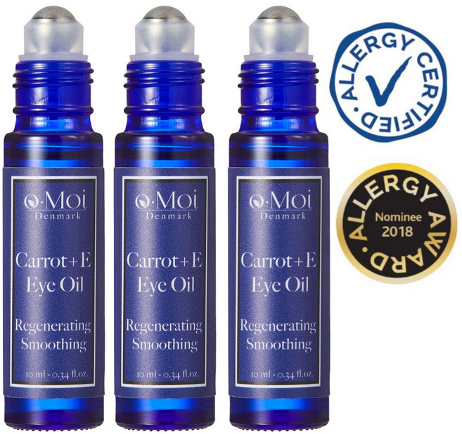 오무아 캐럿 E 아이오일 롤온 아이크림 아이세럼 10ml, 3개