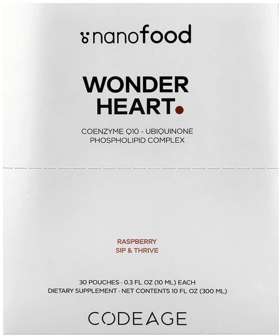 코드에이지 Codeage 리포솜 CoQ10 라즈베리 30파우치 0.3 fl oz 10ml, 1개 - 쿠팡