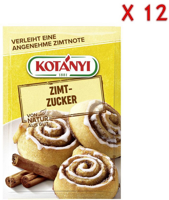 코타니 시나몬 슈가 베리 파인 시나몬 맛 팩, 12개