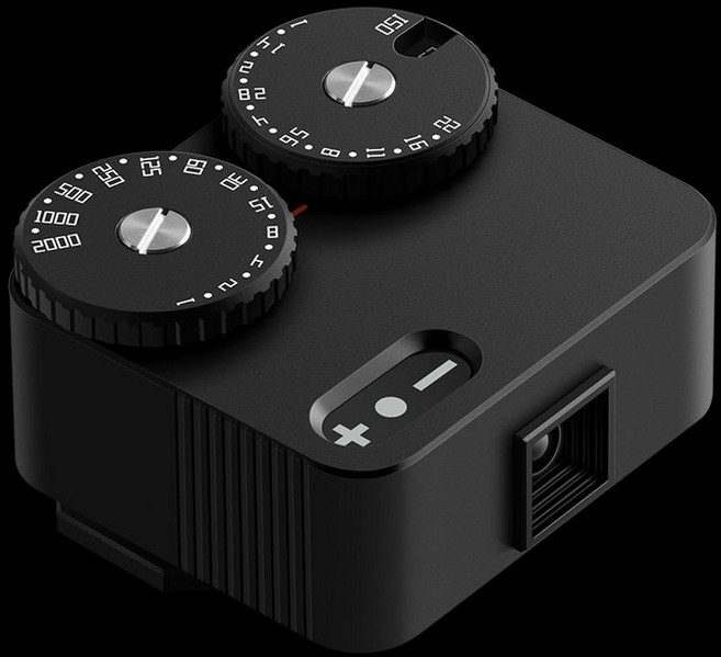 카메라노출계 측광기 라이트미터 미터링 조리개 조도계, 블랙, 1개