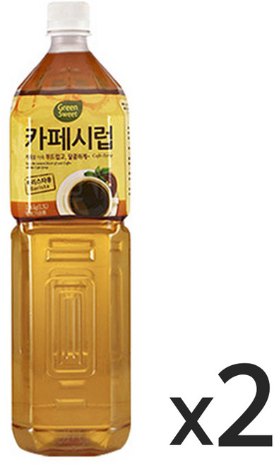 대상 카페 시럽 1.5L 2개