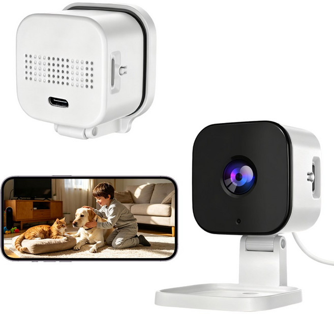 3위 - 초고화질 CCTV 스마트 2K 고화질 가정용 보안 카메라 실내외 무선 WIFI실시간 모니터링 적외선 야간촬영