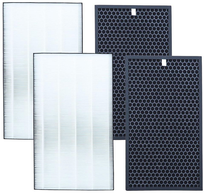 LRFDRESS 2 Sets FZ-F50HFE/U FZ-F50DFE Air Purifier Replacement Filter Compatible with Sharp FPK50U, LRFDRESS 2 Sets FZ-F50HFE/U FZ