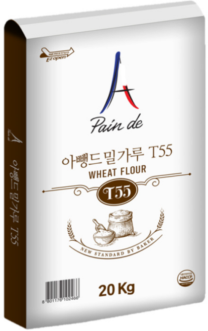 대한제분 아뺑드 T55 밀가루, 1개, 20kg