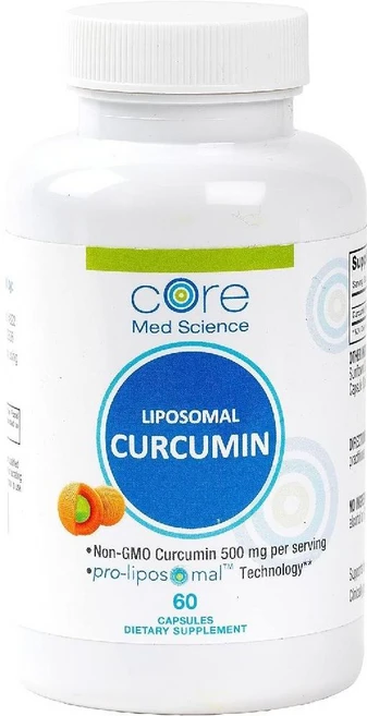Core Med Science 리포솜 커큐민 500mg 60캡슐, 1개, 60정 - 쿠팡