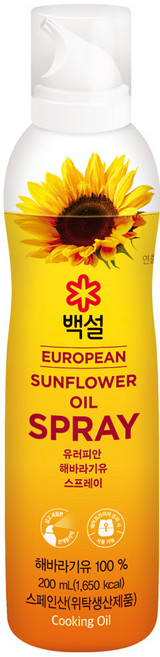 백설 유러피안 해바라기유 스프레이, 1개, 200ml