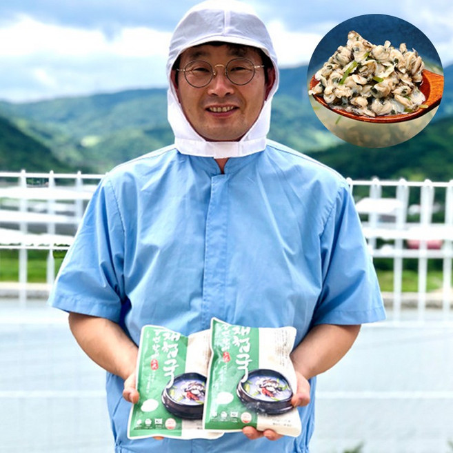 강변할매 하동 섬진강 재첩국 자연산 500g, 10개