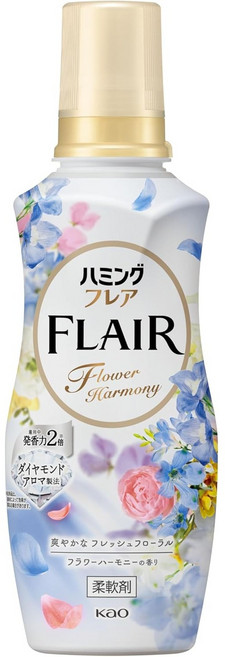 플레어 섬유유연제 플라워 하모니 520ml, 1개