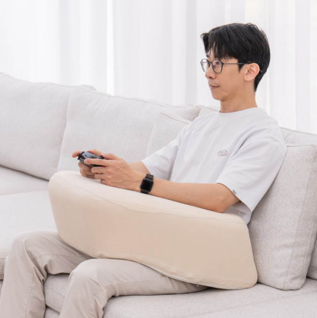 펌플렉스 레벨업쿠션170 독서쿠션 게이밍쿠션 뜨개질쿠션 침대테이블 소파쿠션 침대쿠션, 1개