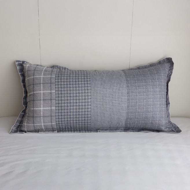 그리다 그리드 등받이 침대 헤드 등 쿠션 사각 등받침 100x50, 그레이