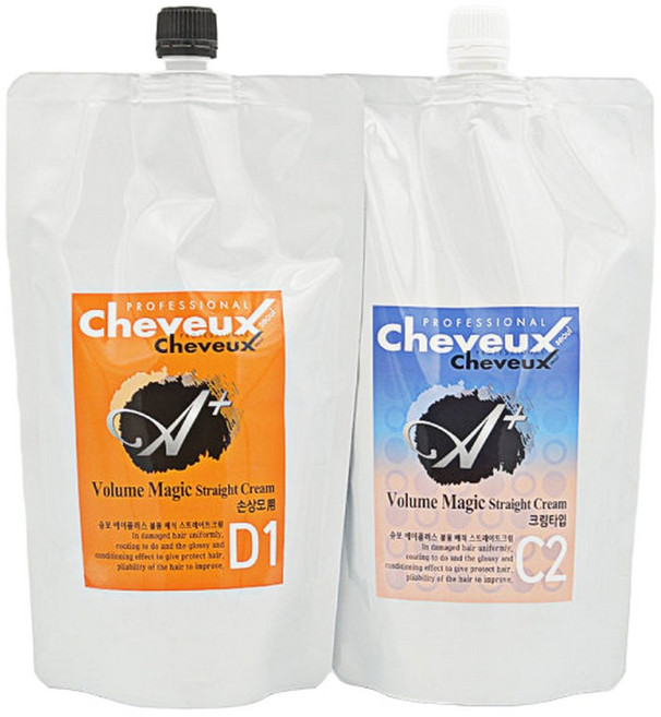 슈보볼륨매직스트레이트크림500g 비닐캡빗증 매직약 악성곱슬머리 셀프다운펌 파마약 남자옆머리 미용실, 1개, 500g