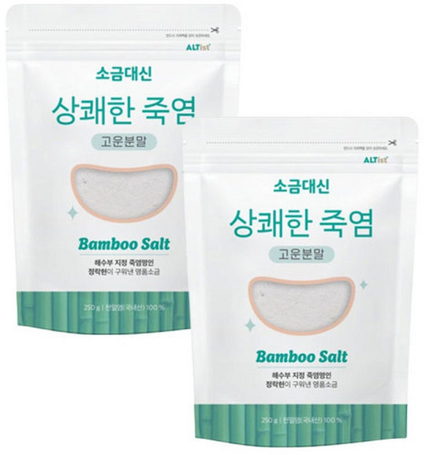소금대신 상쾌한 양치용 죽염 250g x 2, 2개