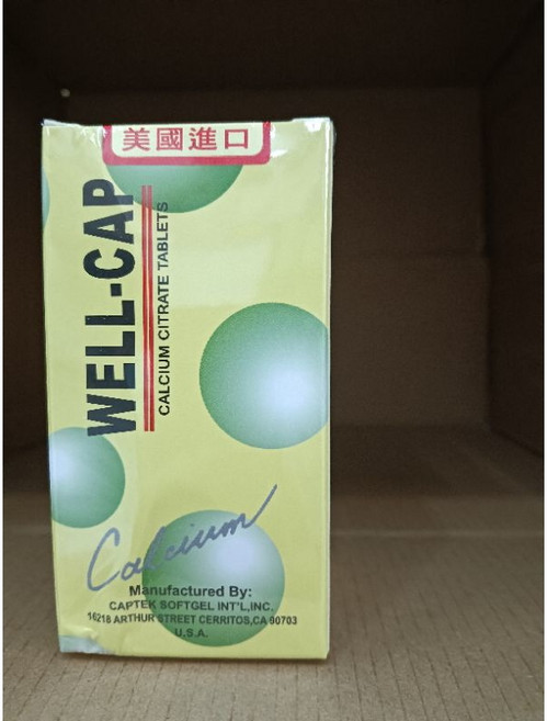 WELL-CAP 檸檬酸鈣, 1個, 威爾檸檬酸鈣,1-3罐（數量直接加）