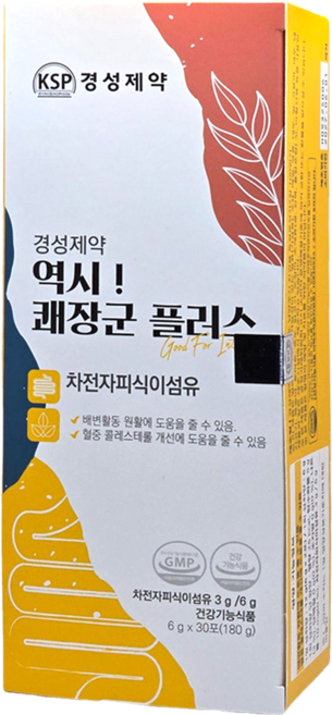 경성제약 역시 쾌장군 차전자피, 6g, 1개