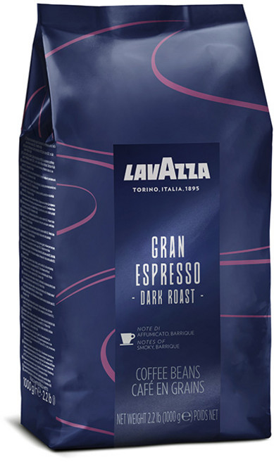 라바짜 그란 에스프레소 다크로스트 커피원두, 1kg, 1개, 홀빈(분쇄안함)