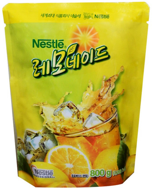 네슬레 레모네이드 800gx10봉 음료수 간식, 800g, 1개입, 10개