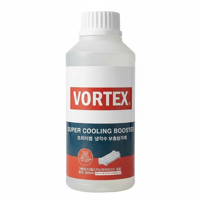 VORTEX 프리미엄 자동차 성능개선 냉각수 첨가제 500ml, 1개, 공용