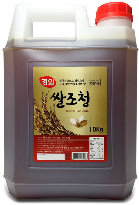 쌀조청 경일식품 물엿 조청, 1개, 10kg