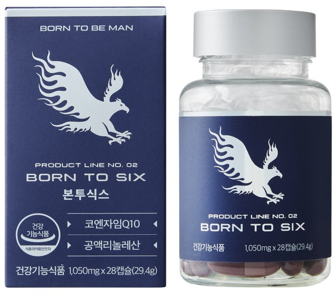 본투비맨 본투식스 코큐텐 코엔자임10 체지방 혈압관리 건강기능식품, 1박스, 28정