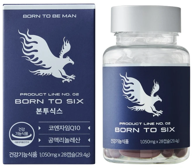 본투비맨 본투식스 코큐텐 코엔자임10 체지방 혈압관리 건강기능식품, 1박스, 28정 - 쿠팡