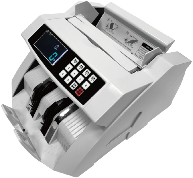 Co-create 合創 Mo-8688 點鈔機, 1個, Mo-8688 皇家白色｜外顯+防塵套