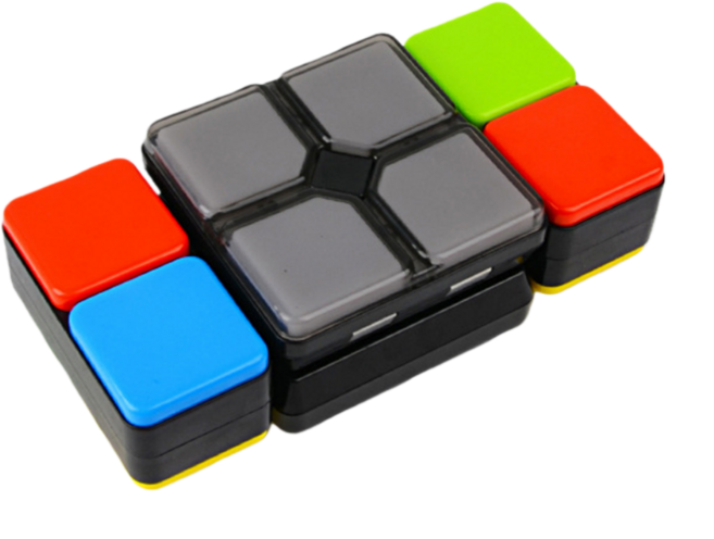 CUBE 百變音樂魔方 益智音樂遊戲機 四種模式 兒童魔術方塊玩具, 1個, 彩色