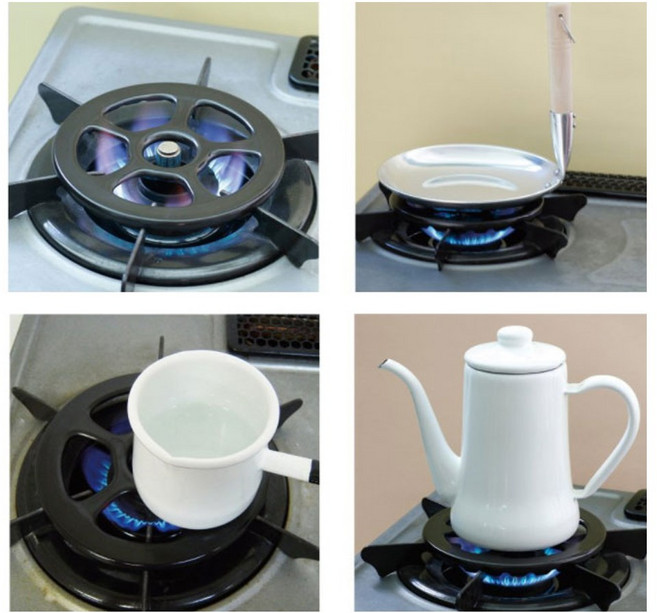 Toceram 가스렌지용 세라믹 보조 삼발이 밀크팬 버터워머 작은 냄비 받침 정식수입, 1개