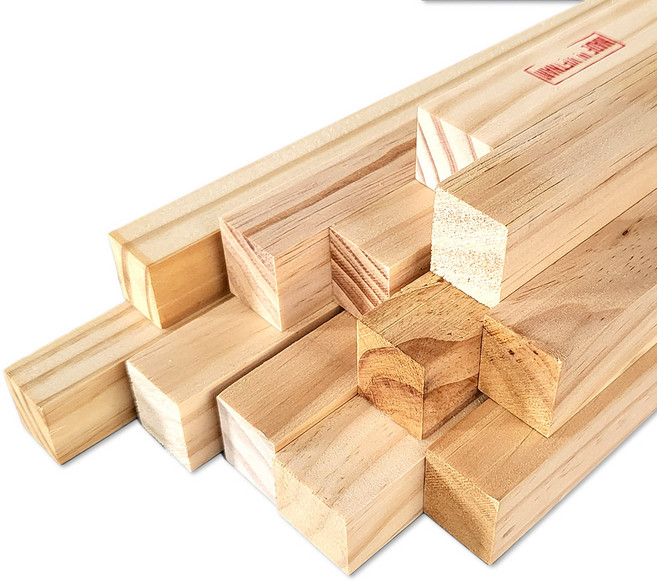 DIY 소나무 원목 나무 목재 두께30mm x 25mm x 길이 235mm, 10개, 목재 30mm x 25mm x 길이 235mm