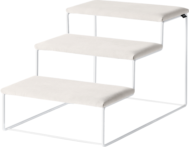 펫토 탄탄 오픈형 논슬립 강아지 계단 스텝, 오트밀, 1개