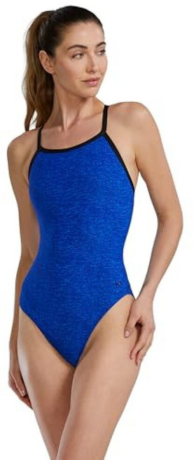 TYR 여성용 Durafast 엘리트 다이아몬드핏 수영복 178435, Deep Ultramarine