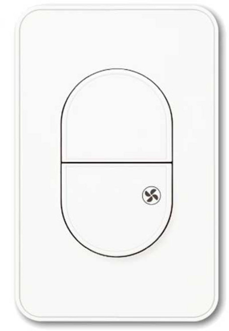 진흥전기 J시리즈 매입형 스위치 2구 1로 팬마크 환풍기표시 스위치, 1개