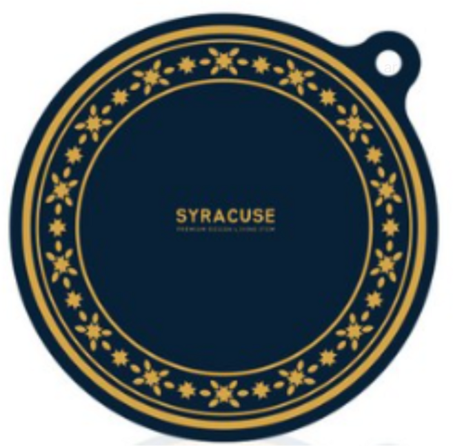 시라쿠스 심볼 인덕션 보호매트 원형 딥오션, 3개