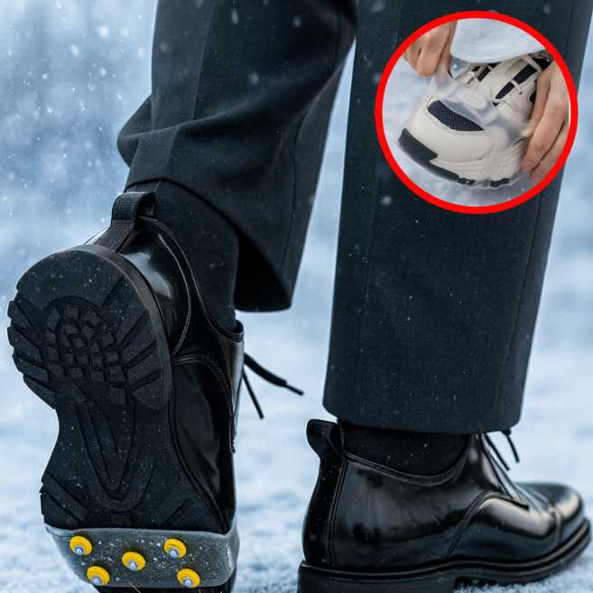 올띵즈원 도시형 시티 출퇴근 어르신 아이젠 1+1, 반투명 실리콘