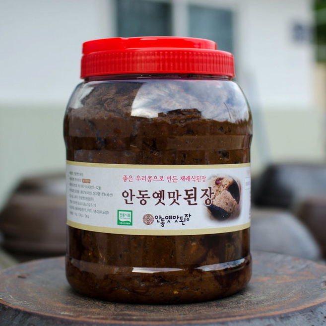 안동옛맛된장 3년숙성 재래식된장, 3kg, 1개