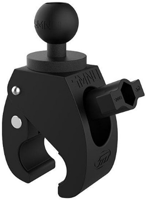 SMNU 집게클램프 브라켓 오토바이 거치대 볼헤드 마운트 25mm, 볼헤드마운트-25mm, 블랙