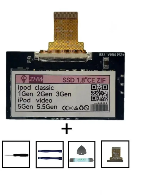 무료 도구 Ipod Classic 7Gen 비디오 용 새 SSD 128GB MK1634GAL 교체, 03 64GB, 01 CN