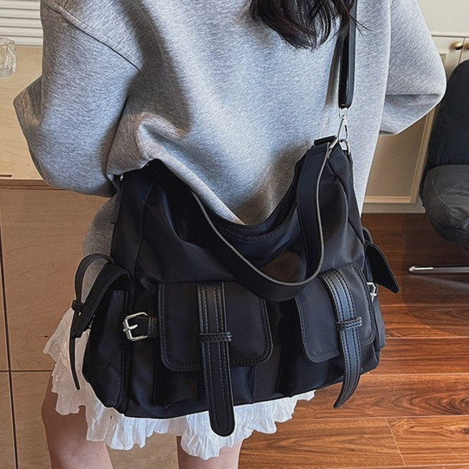 라이프코어 여성 버킷백 대용량 데일리 숄더백 캐주얼 가방