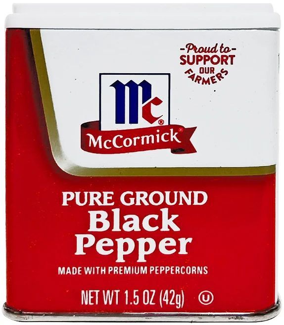 맥코믹 흑후추 가루, 42g, 1개 - 쿠팡