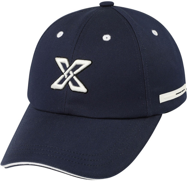 JDX 남성봄 X로고 기본 육각캡 NA, 네이비, 1개