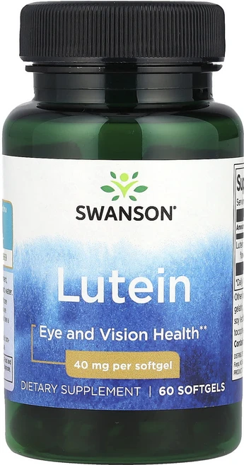Swanson 루테인 40mg 소프트젤 60정, 1개 - 쿠팡