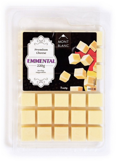 몽블랑 프리미엄 에멘탈 큐브 치즈 220g 와인안주, 2개