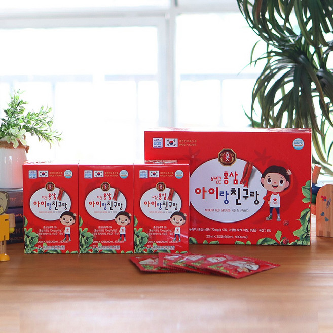 고려인삼과학 아이랑 친구랑 20ml X 30포 (600ml 990kcal), 600ml, 1박스