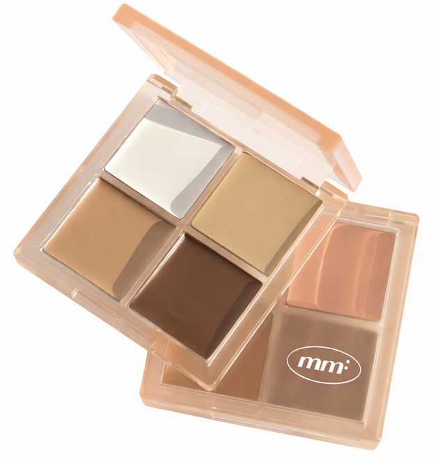 메이크업국가자격증 실기재료 페이스 크림 4색 소프트 커버 컨투어링 팔레트 (사은품증정), 소프트 커버 컨투어링 팔레트 01, 1개